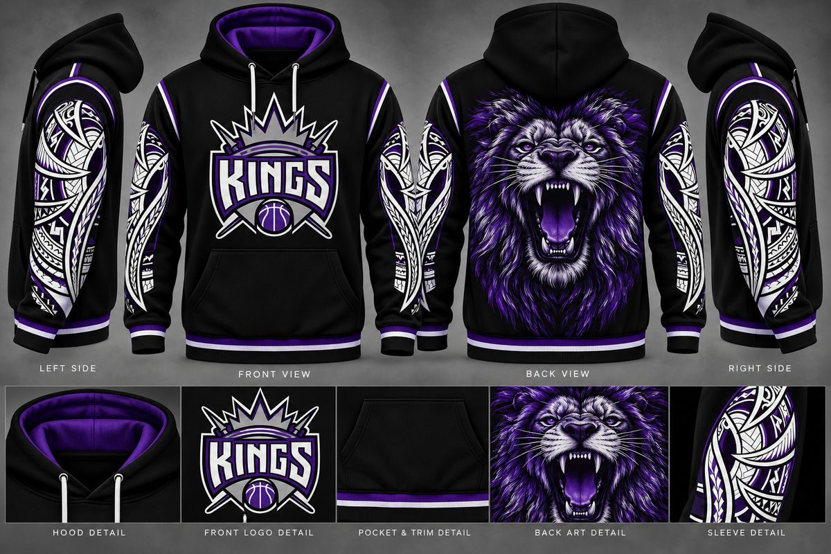 Kings Polynesian Lion Hoodie