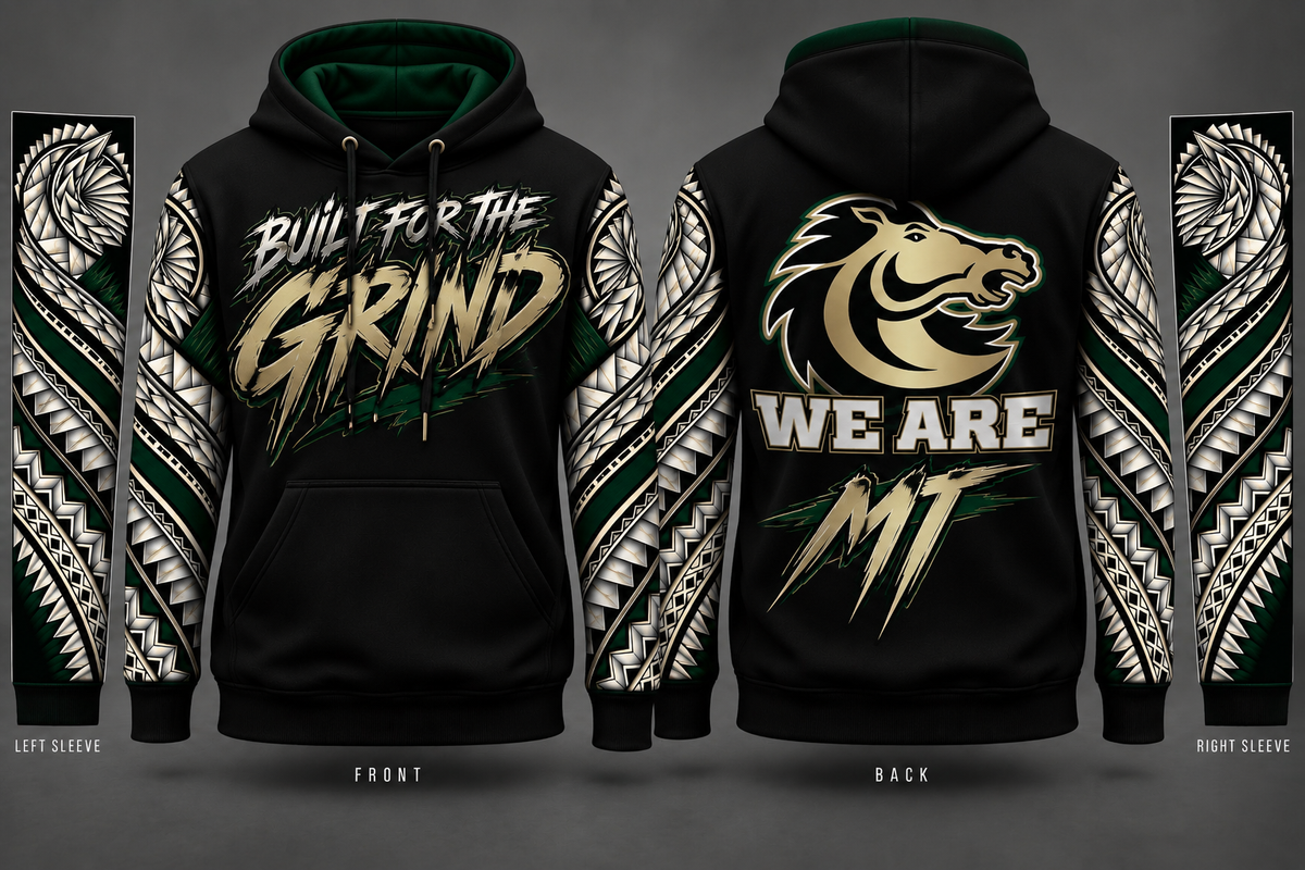 Built for the Grind – WE ARE MT Hoodie