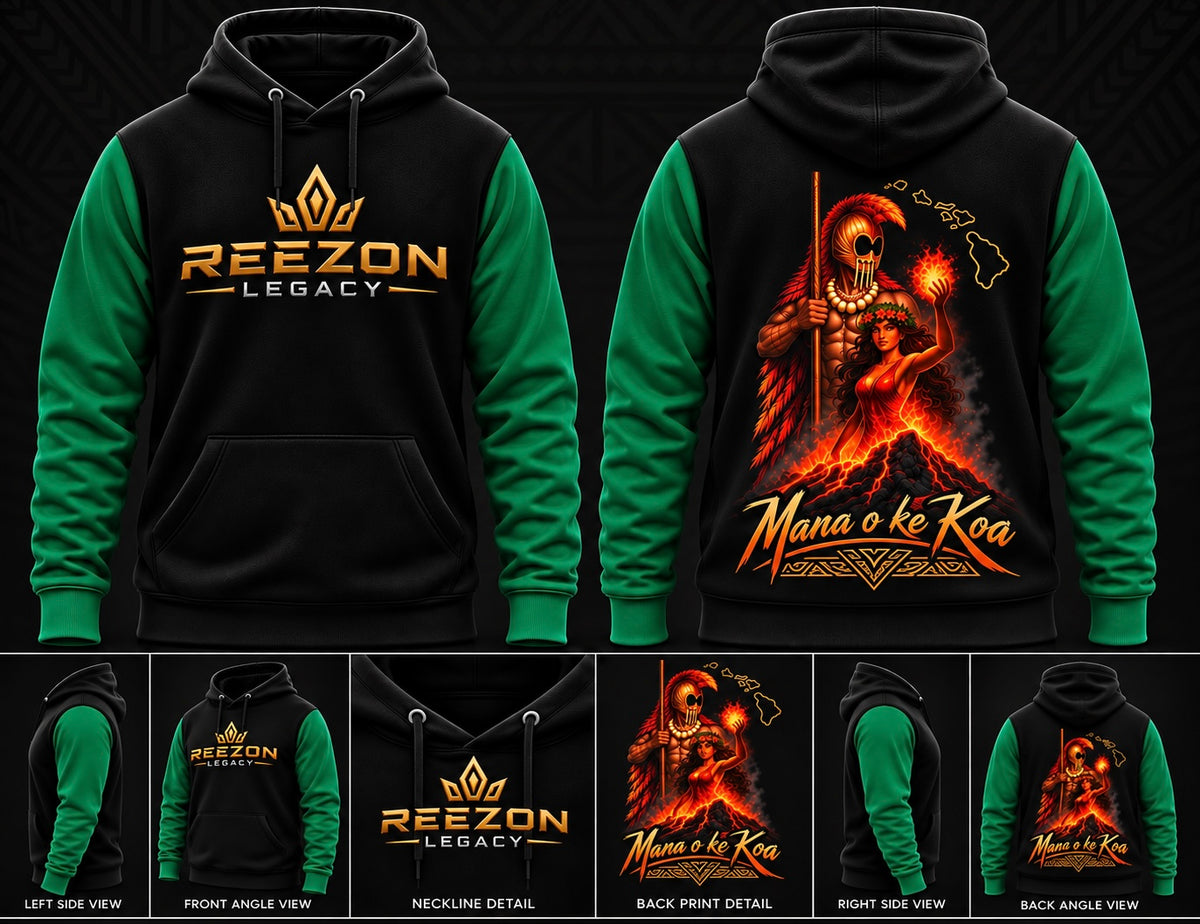 Reezon Legacy – Mana o ke Koa Hoodie